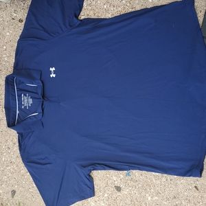 Under Armour Navy Blue The ISO Chill Polo Heat Gear Men's XXL